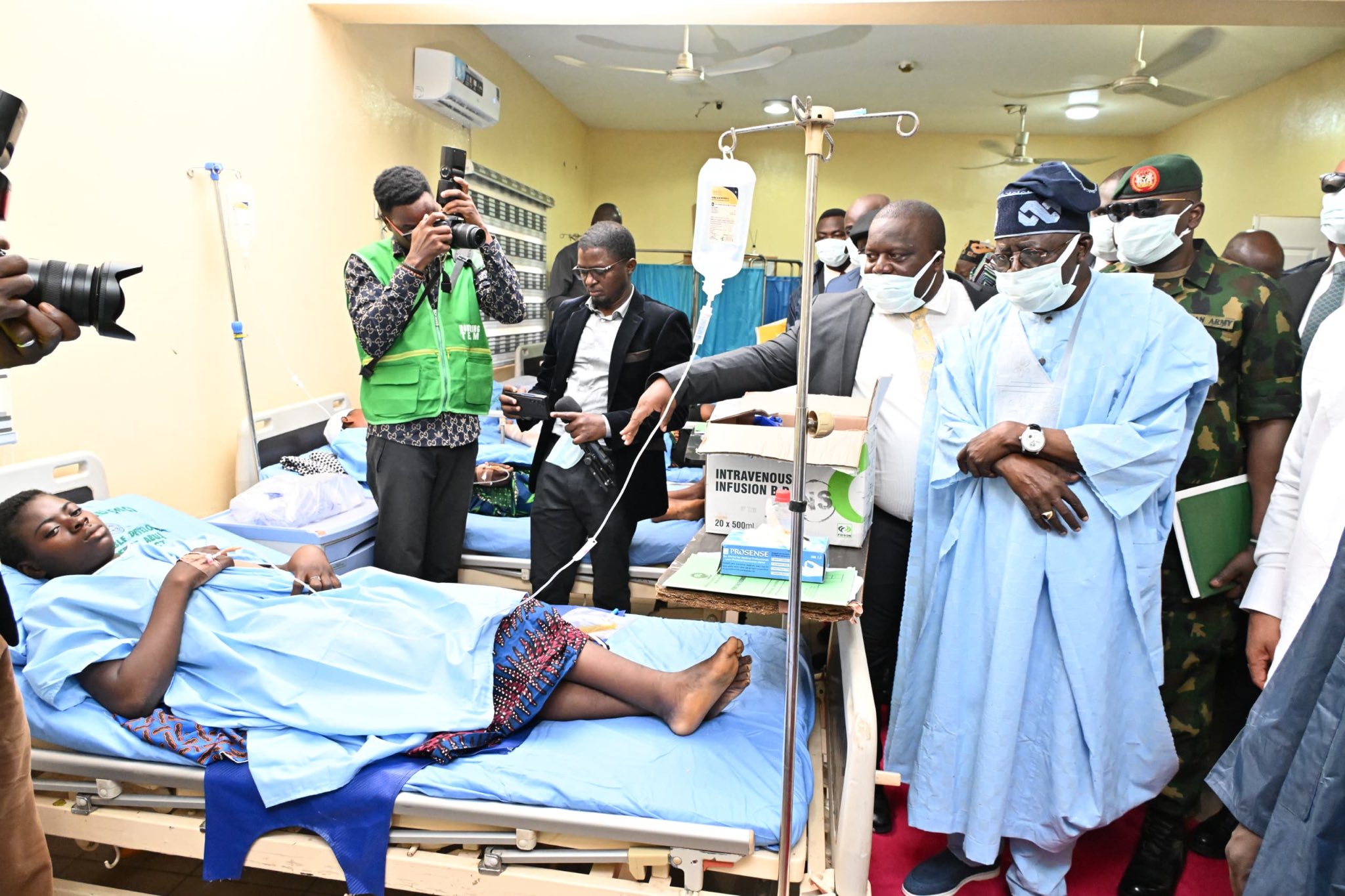 Benue Killings: Tinubu Meets Injured Victims in Hospital