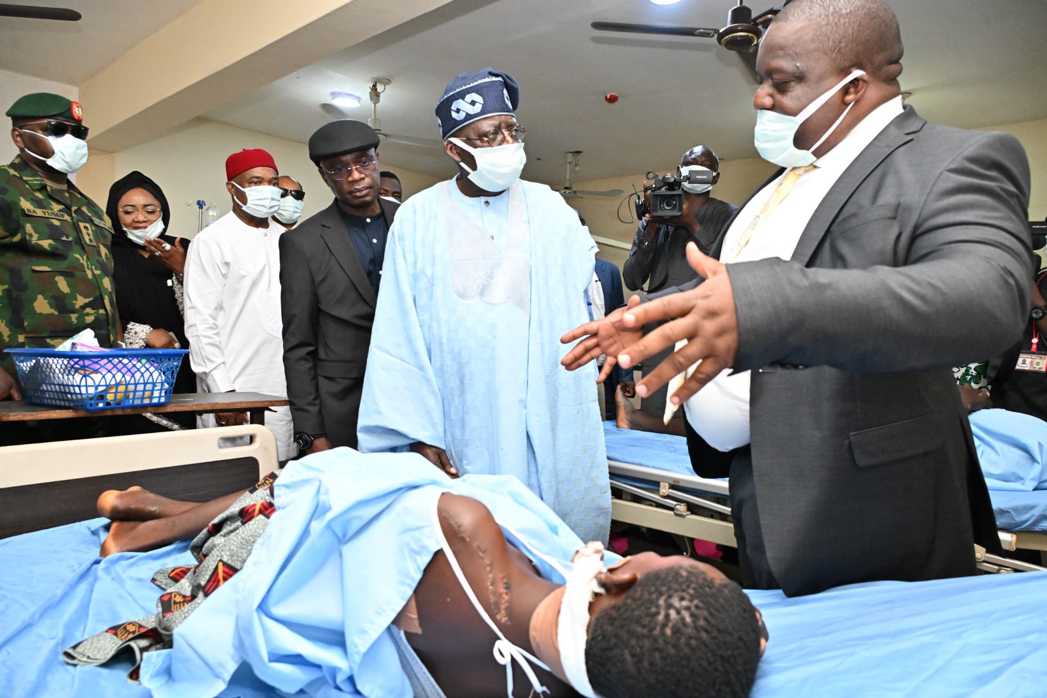 Benue Killings: Tinubu Meets Injured Victims in Hospital