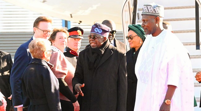 Tinubu Arrives UK For Landmark State Visit 