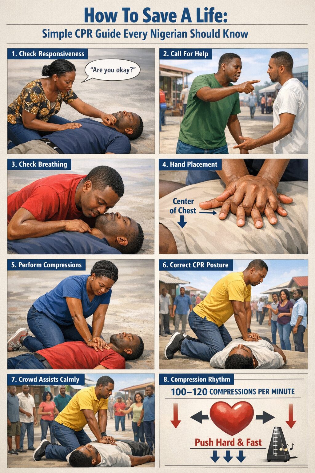 How To Save A Life: Simple CPR Guide Every Nigerian Should Know