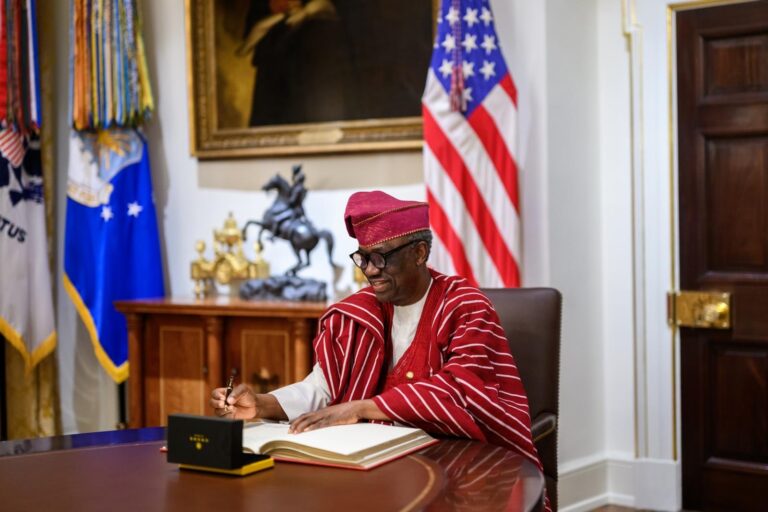 PHOTOS: Kayode Are Presents Credentials To Trump As Nigeria’s US Ambassador